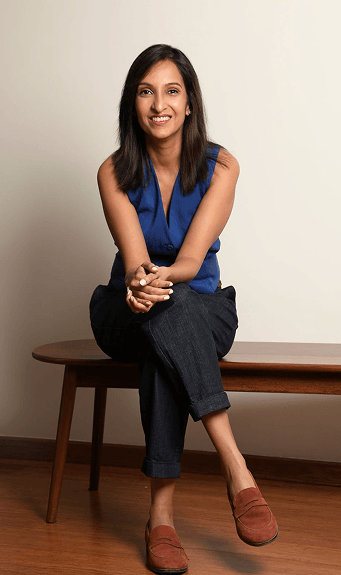 Lisika Bajaj seated portrait